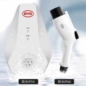 比亚迪充电桩原装六代7kw家用交流快充电桩秦PLUS 宋Pro汽车通用 5米刷卡版（不刷卡请备注）